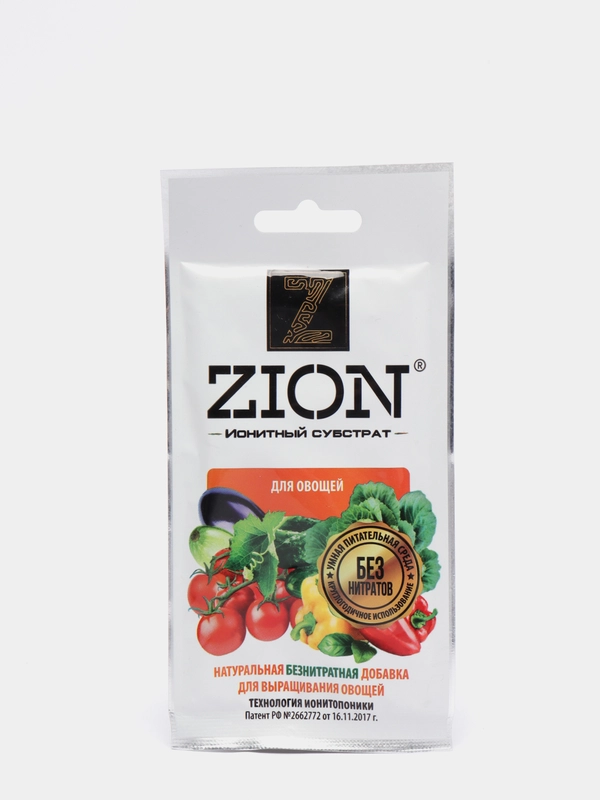 Ионитный питательный субстрат "ZION для овощей", 30 г