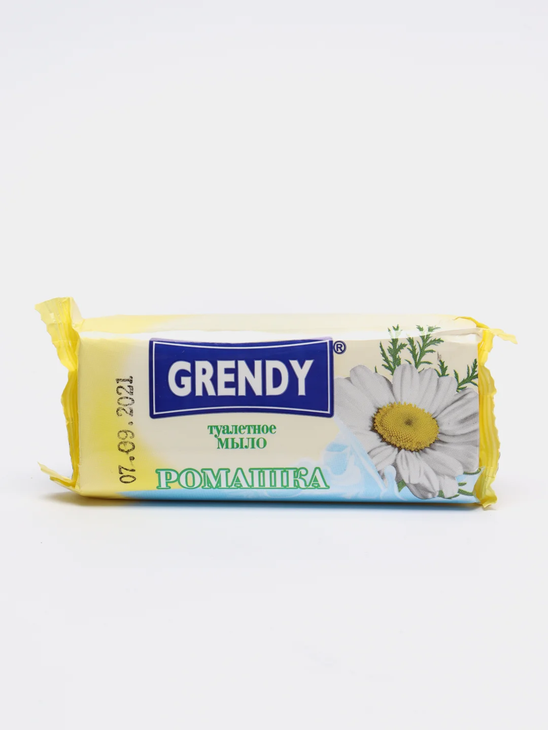 Белый мыло туалетное Grendy, детское, банное 75 гр, 90/100 гр
