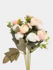 Оранжевый искусственные цветы "Букет пионов"