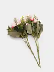 Коралловый искусственные цветы "Букет пионов"