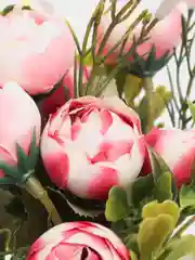 Коралловый искусственные цветы "Букет пионов"