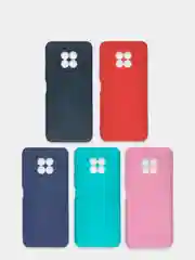 Бирюзовый чехол для Honor X20, Honor 50 Lite, без выреза для вспышки, силиконовый, цветной, матовый