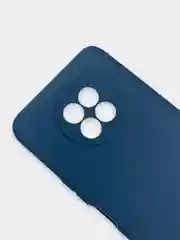 Бирюзовый чехол для Honor X20, Honor 50 Lite, без выреза для вспышки, силиконовый, цветной, матовый