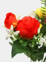 Оранжевый искусственные цветы "Букет Пионов"