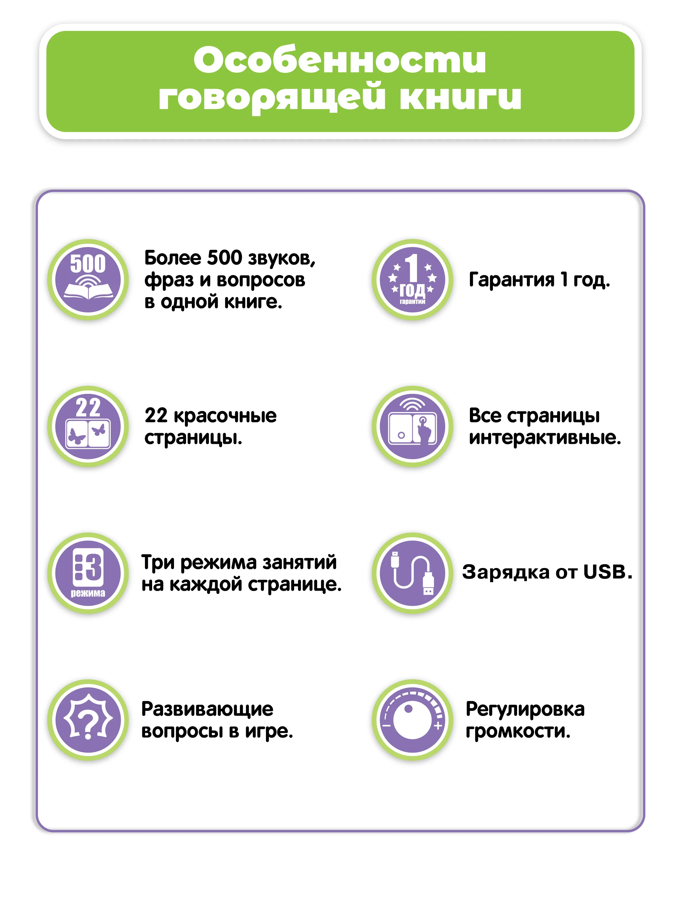 Говорящая книга для детей Нажималка Я и Мир Вокруг