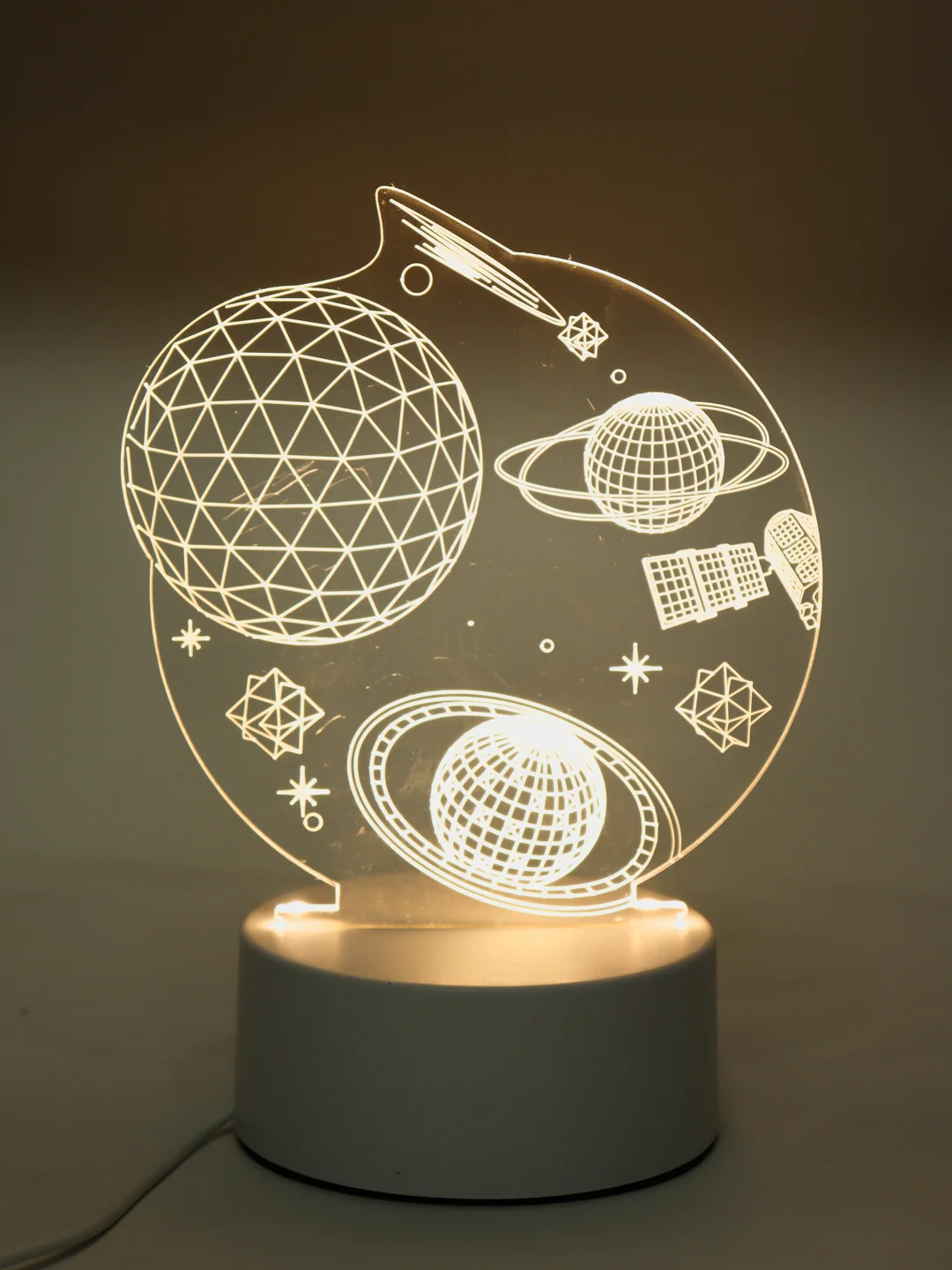 Конфетный светильник-ночник 3D светодиодный LED, подарок