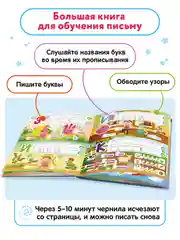 Обучающая книга тренажер для письма - Озорные Буквы