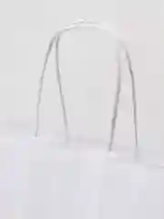 Белый крафтовый подарочный пакет