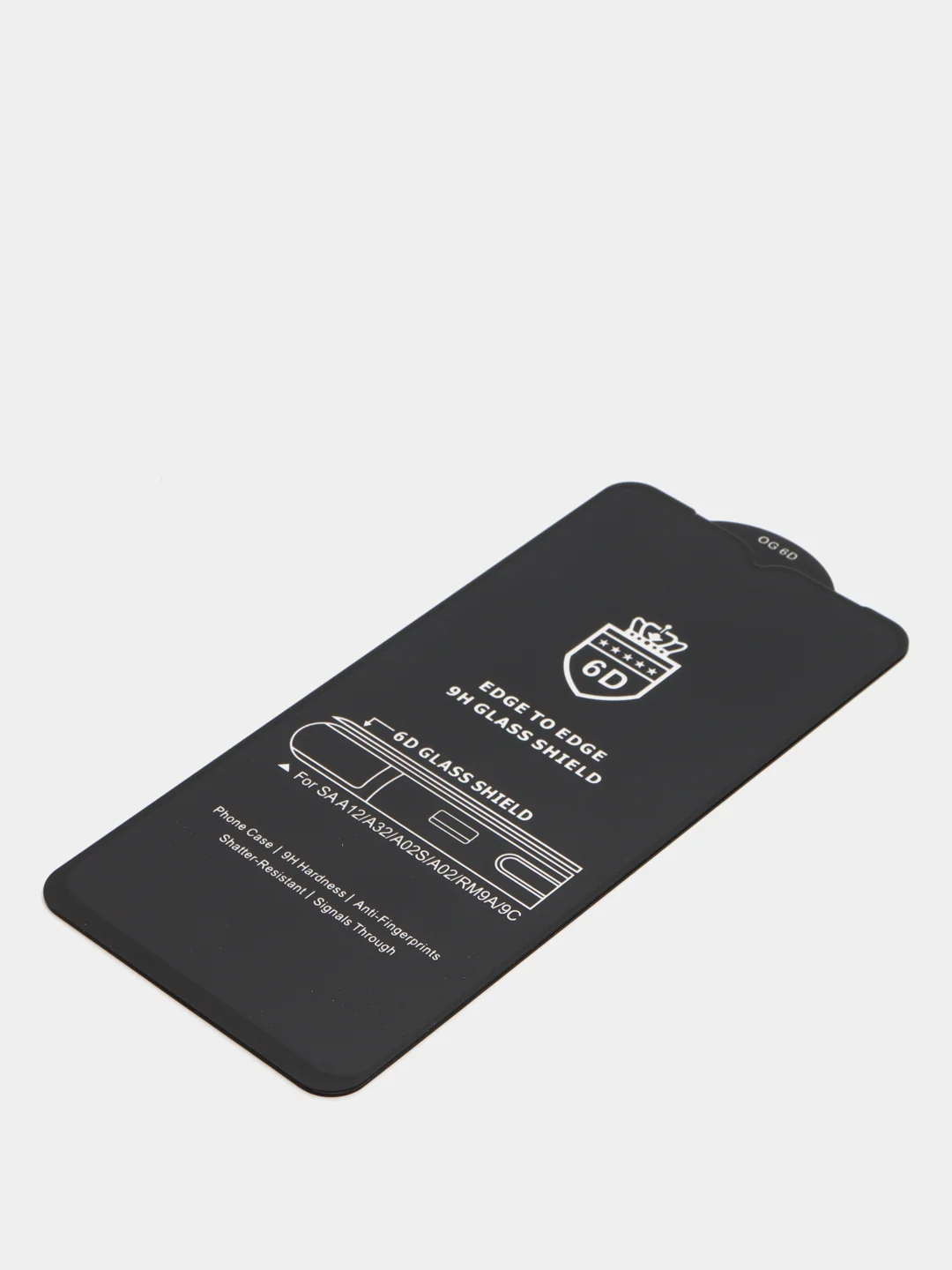 Защитное стекло Xiaomi Redmi 9A / Redmi 9C, 6D, черное