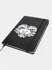 Белый переливающаяся наклейка Tiger sticker "Тигр в сердце", без фона
