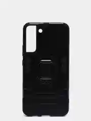 Черный чехол противоударный с кольцом-держателем на Samsung Galaxy S22+ (Plus) Самсунг С22 +