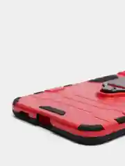 Красный чехол противоударный с кольцом-держателем на Samsung Galaxy S22+ (Plus) Самсунг С22 +