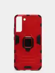 Красный чехол противоударный с кольцом-держателем на Samsung Galaxy S22+ (Plus) Самсунг С22 +