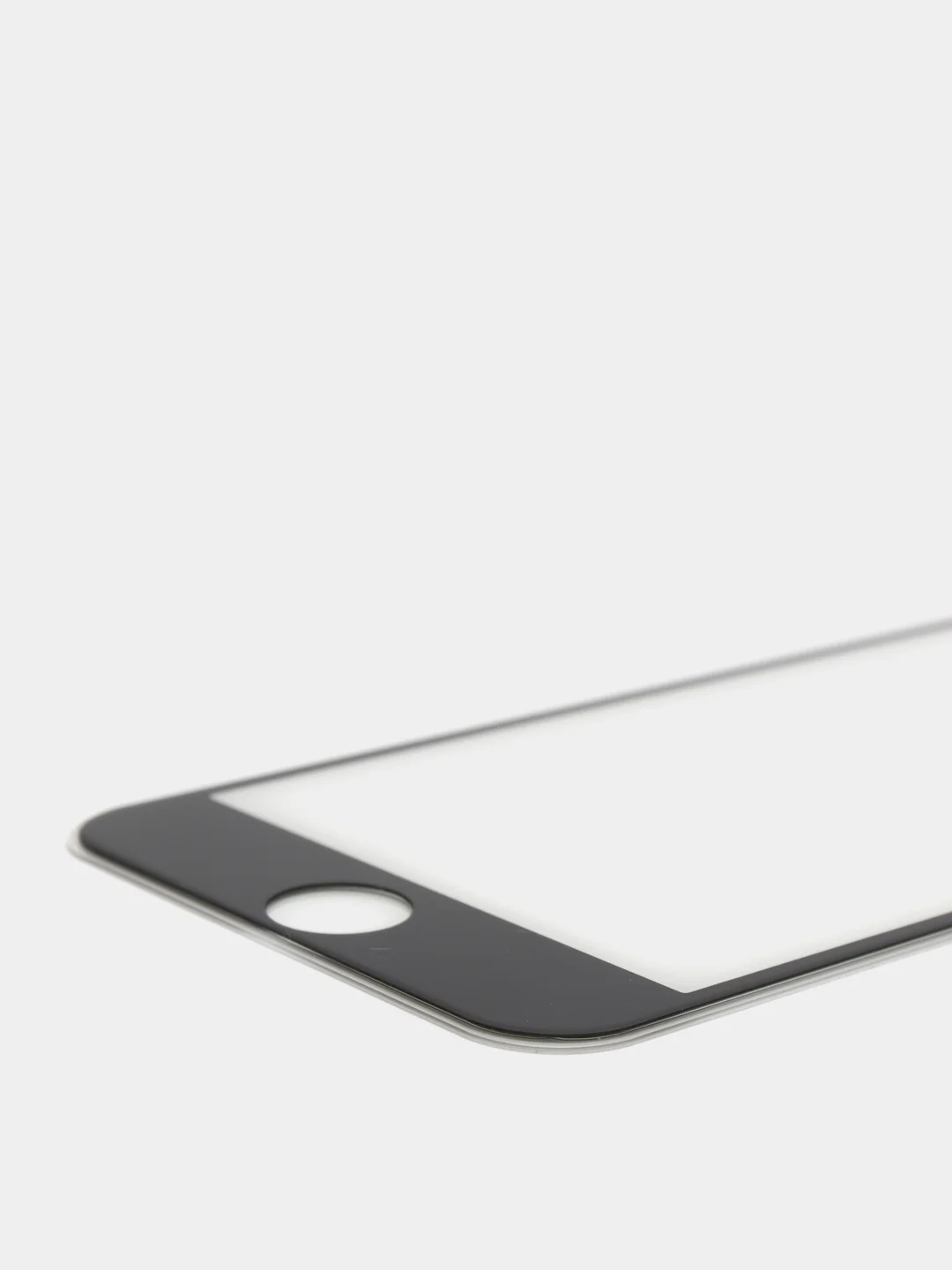 Защитное стекло iPhone 7 / iPhone 8, с защитной сеткой на динамике, черное