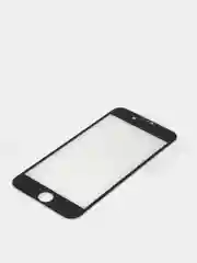 Защитное стекло iPhone 7 / iPhone 8, с защитной сеткой на динамике, черное