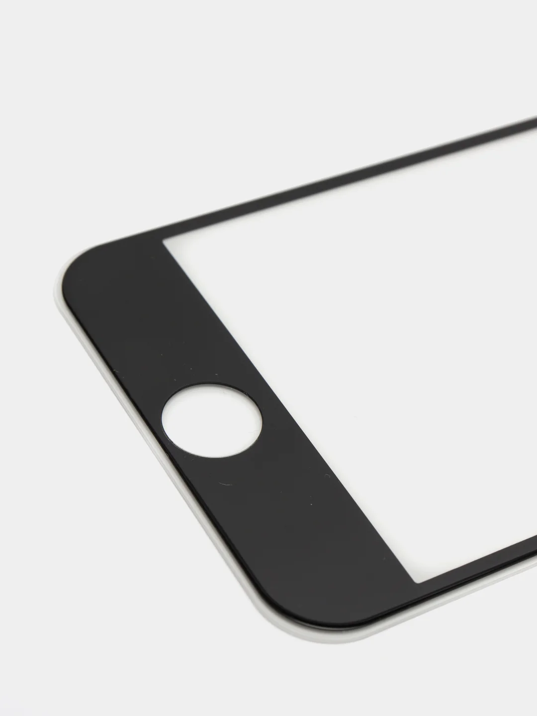 Защитное стекло iPhone 7 / iPhone 8, с защитной сеткой на динамике, черное