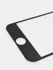 Защитное стекло iPhone 7 / iPhone 8, с защитной сеткой на динамике, черное