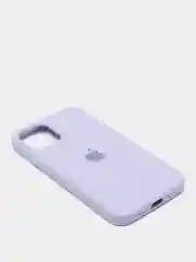 Лавандовый чехол Silicone Case для iPhone 12/12Pro, закрытый низ