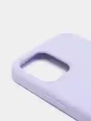 Лавандовый чехол Silicone Case для iPhone 12/12Pro, закрытый низ
