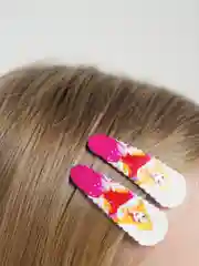 Белый детские заколки для волос