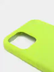 Салатовый чехол Silicone Case для iPhone 12/12Pro, закрытый низ