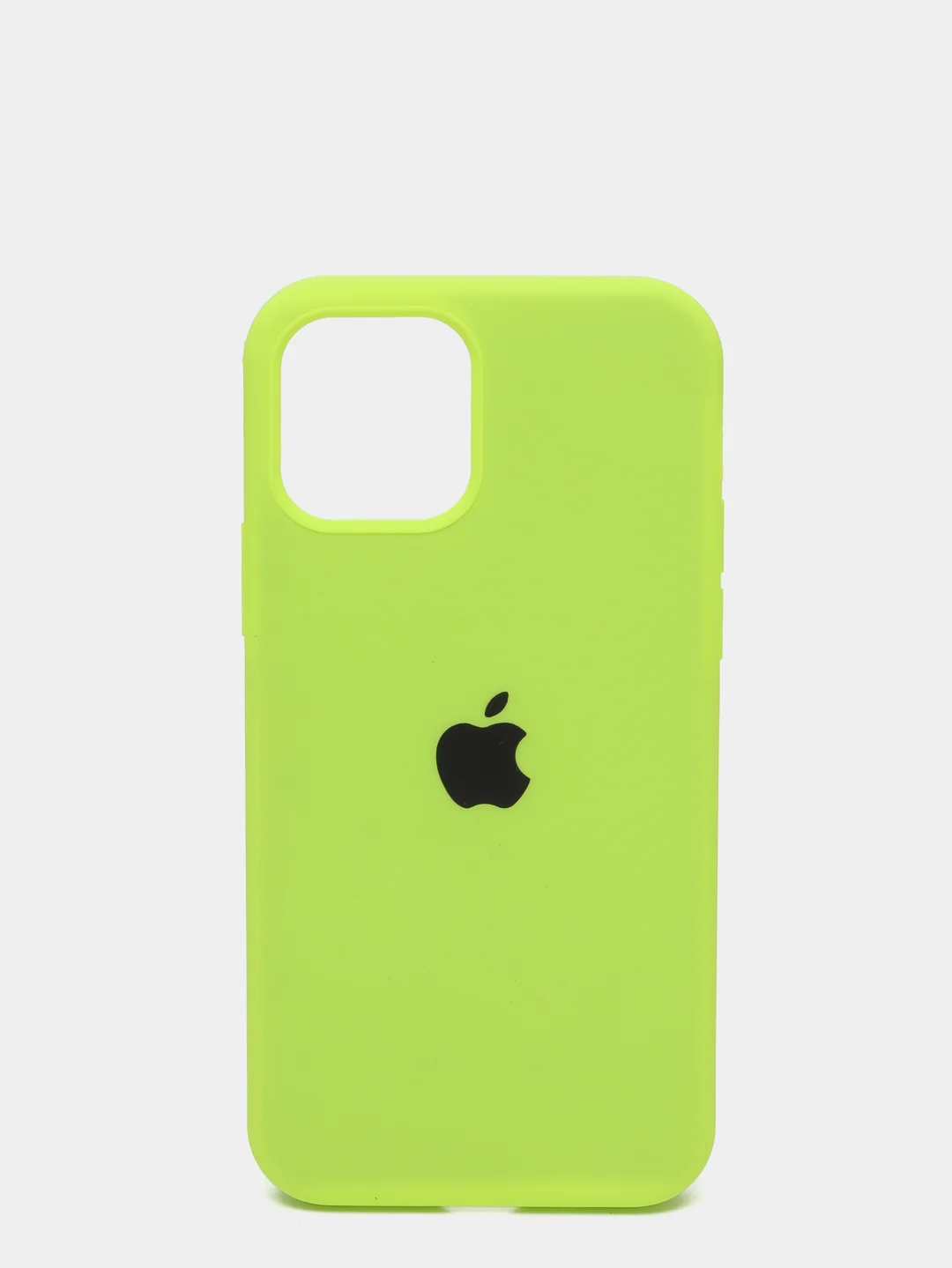 Салатовый чехол Silicone Case для iPhone 12/12Pro, закрытый низ