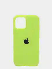 Салатовый чехол Silicone Case для iPhone 12/12Pro, закрытый низ