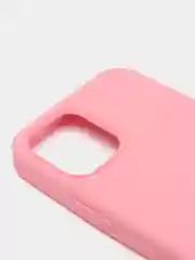 Розовый чехол Silicone Case для iPhone 12/12Pro, закрытый низ