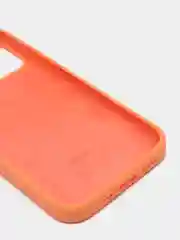 Оранжевый чехол Silicone Case для iPhone 12/12Pro, закрытый низ