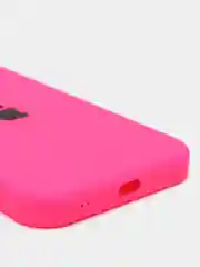 Фуксия чехол Silicone Case для iPhone 12/12Pro, закрытый низ