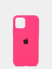 Фуксия чехол Silicone Case для iPhone 12/12Pro, закрытый низ