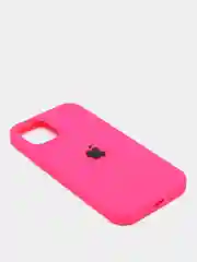 Фуксия чехол Silicone Case для iPhone 12/12Pro, закрытый низ