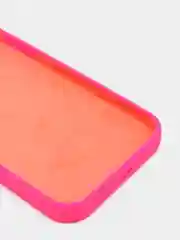 Фуксия чехол Silicone Case для iPhone 12/12Pro, закрытый низ