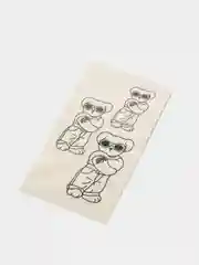 Манго временная переводная татуировка "Забавные мишки", 9,5х5,5 см