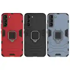 Чехол противоударный с кольцом-держателем на Samsung Galaxy S22+ (Plus) Самсунг С22 +