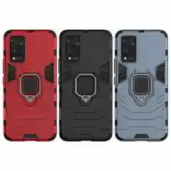 Чехол противоударный с кольцом-держателем на Vivo V21 (Виво В21)