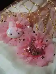 Сиреневый зажим для волос нарядный/Аксесуары для девочек