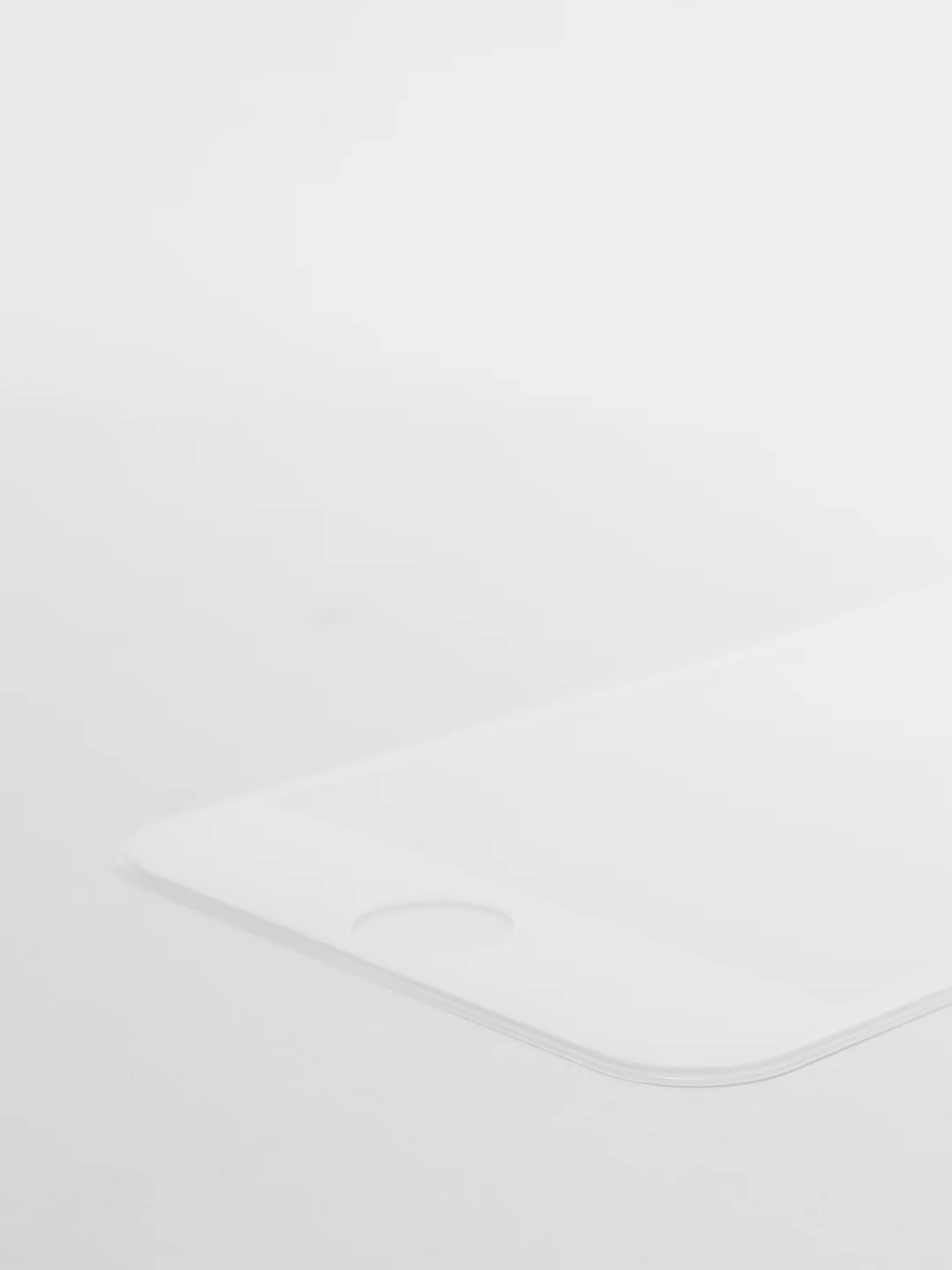 Защитное стекло iPhone 7 / iPhone 8, с защитной сеткой на динамике, белое