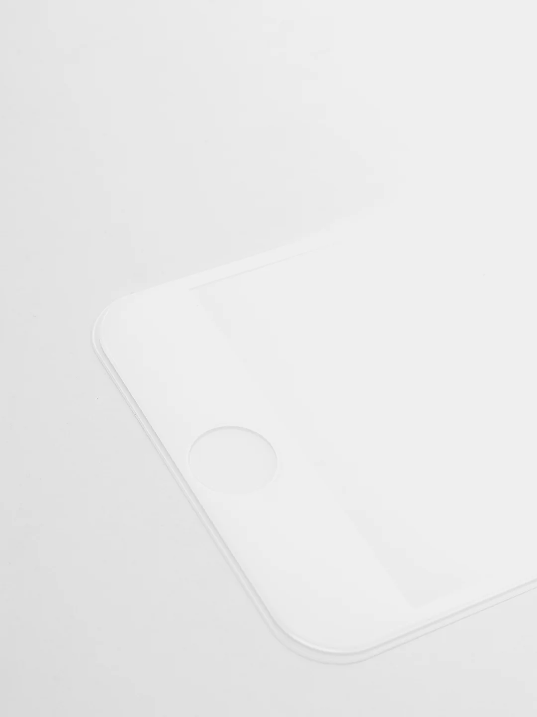 Защитное стекло iPhone 7 / iPhone 8, с защитной сеткой на динамике, белое