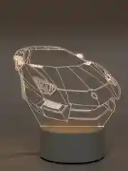 Ледяной светильник-ночник 3D светодиодный LED, подарок