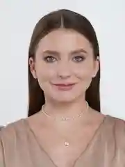 Двойная цепочка колье с жемчугом