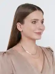 Двухслойная цепочка-ожерелье