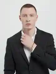 Золотой браслет мужской из нержавеющей стали, цепочка на руку