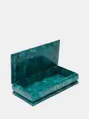 Бирюзовый шкатулка-купюрница для хранения денег и украшений