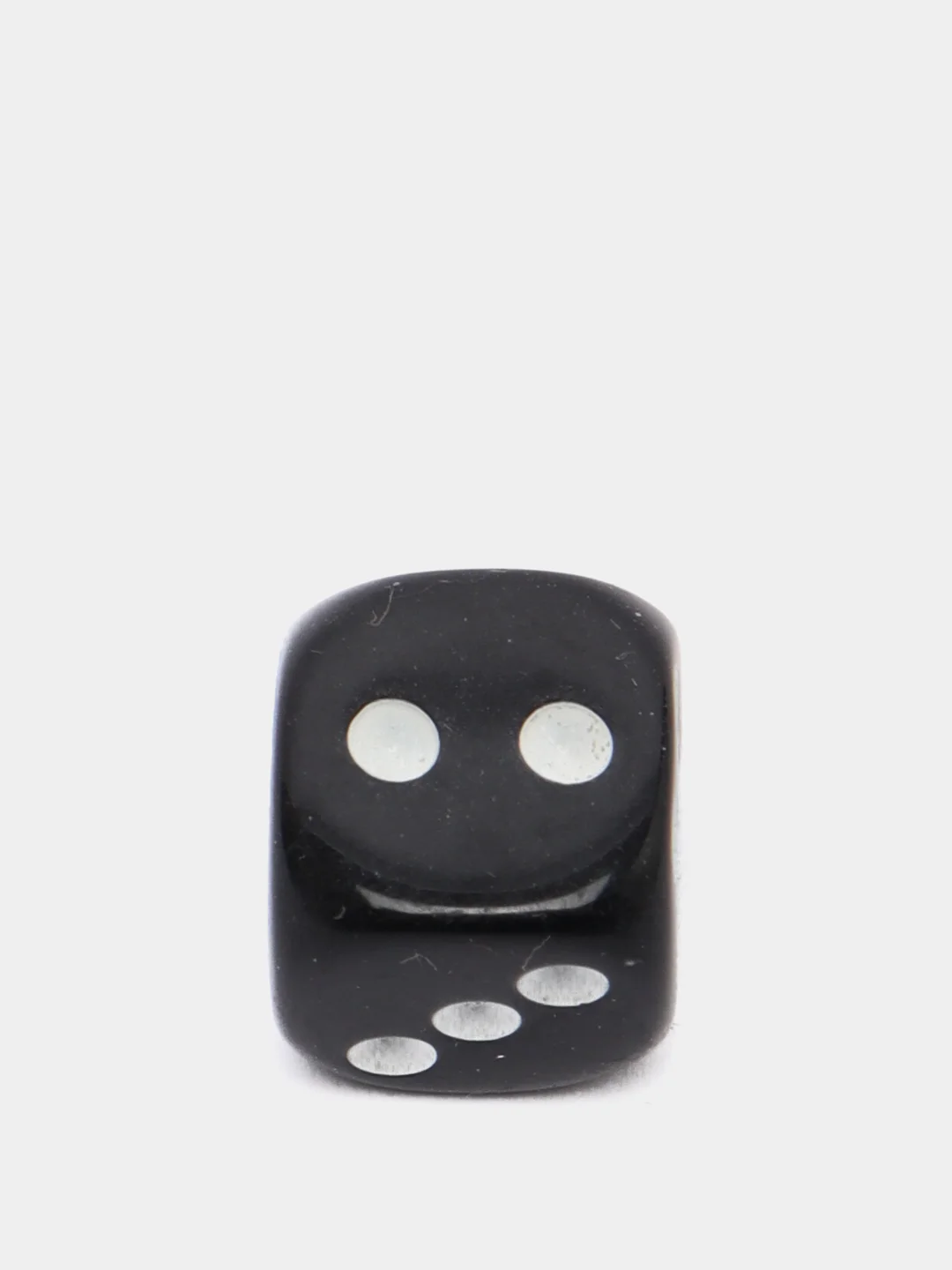 Черный кубики игральные 1,2 см