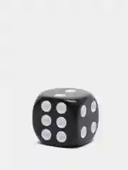 Черный кубики игральные 1,2 см