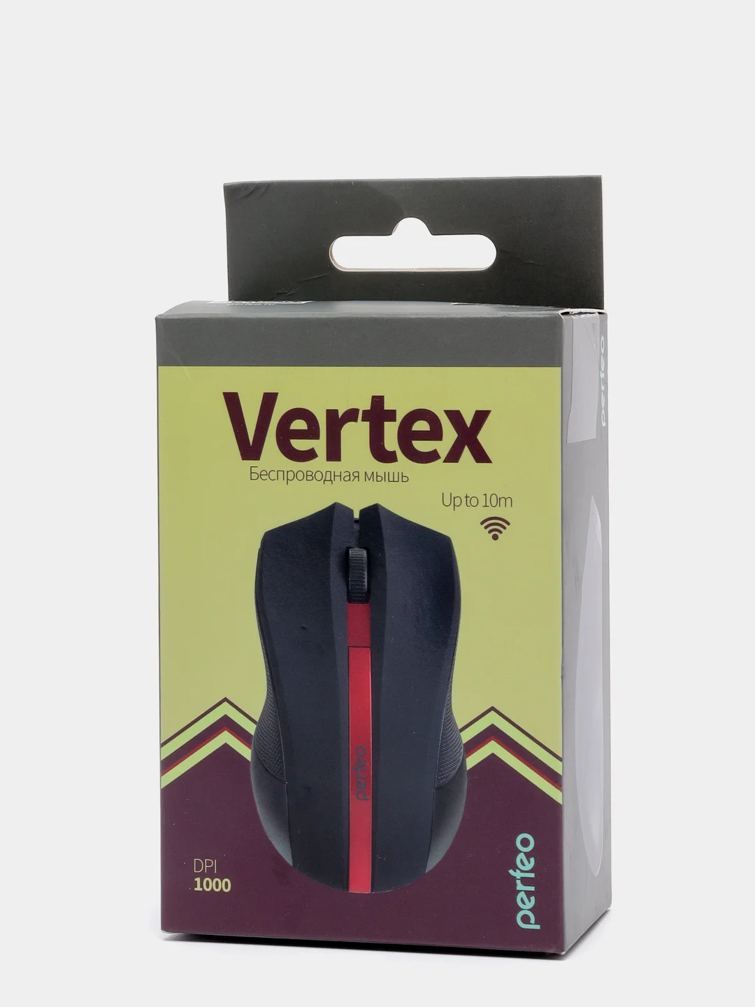 Мышь беспроводная Perfeo Vertex A4779 оптическая цвет черный/красный