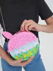 Розовый сумка Pop it, детская