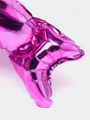Розовый фольгированный шар "Дельфин"