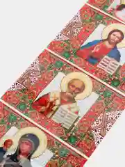 Алый пасхальные наклейки